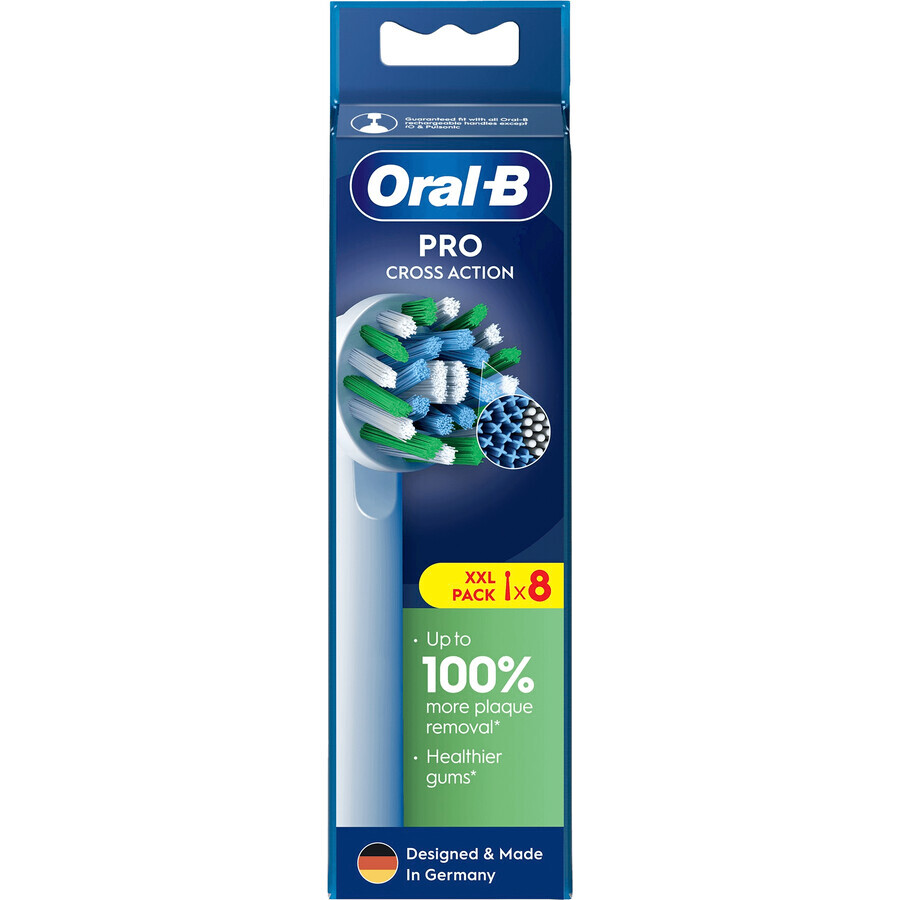 Testine di ricambio Oral-B Pro Cross Action 8 pz.