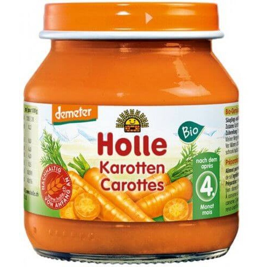 Holle Merenda biologica per bambini Carota 125 g