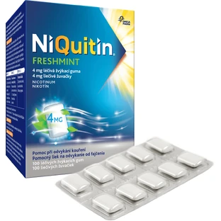 Niquitin Freshmint 4mg medizinischer Kaugummi 100 Stück