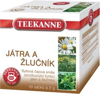 Teekanne Kräutermischung für Leber und Gallenblase Beutel 10 x 2 g