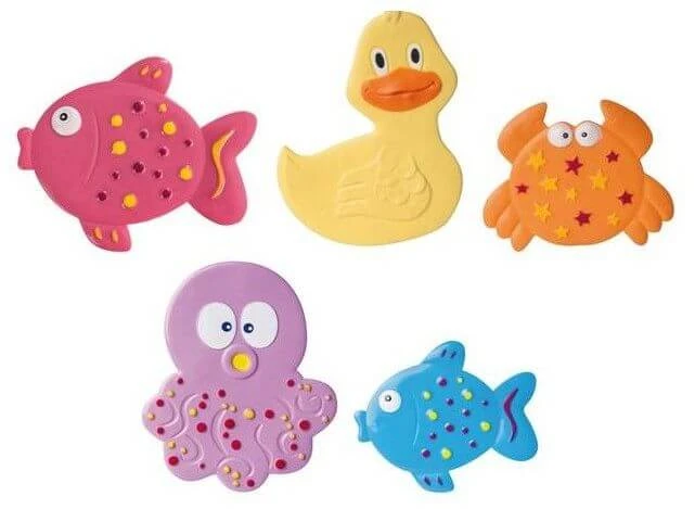 Canpol babies Canpolbabies Canpolbabies Mini rutschfeste Badematten 5 Stück