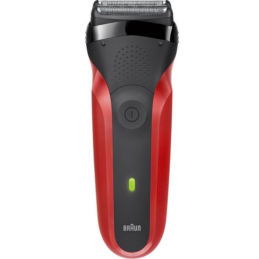 Braun Series 3 300 shaver, red