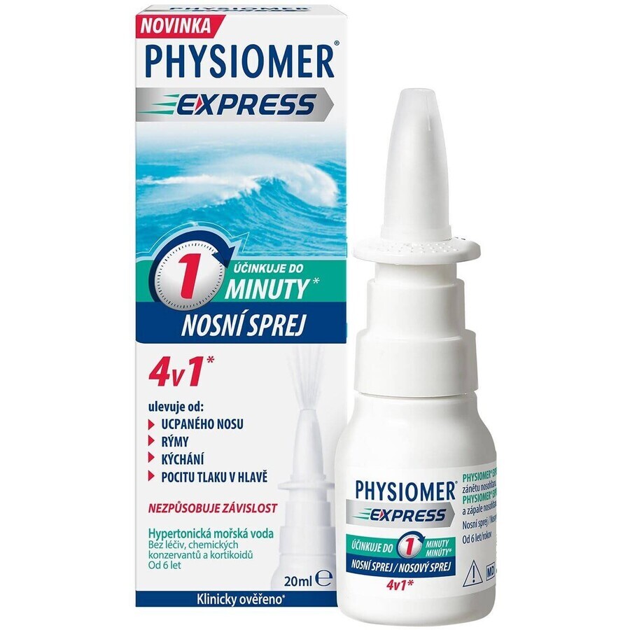 Spray nazal hipertonic Physiomer Express 20 ml