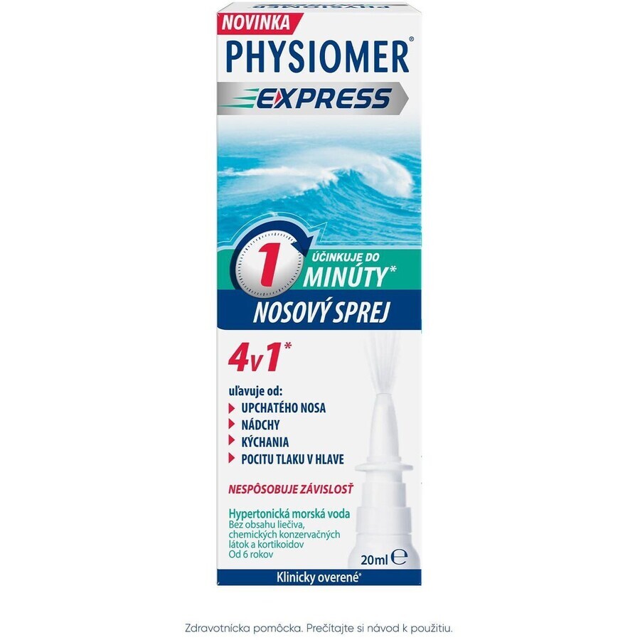 Spray nazal hipertonic Physiomer Express 20 ml