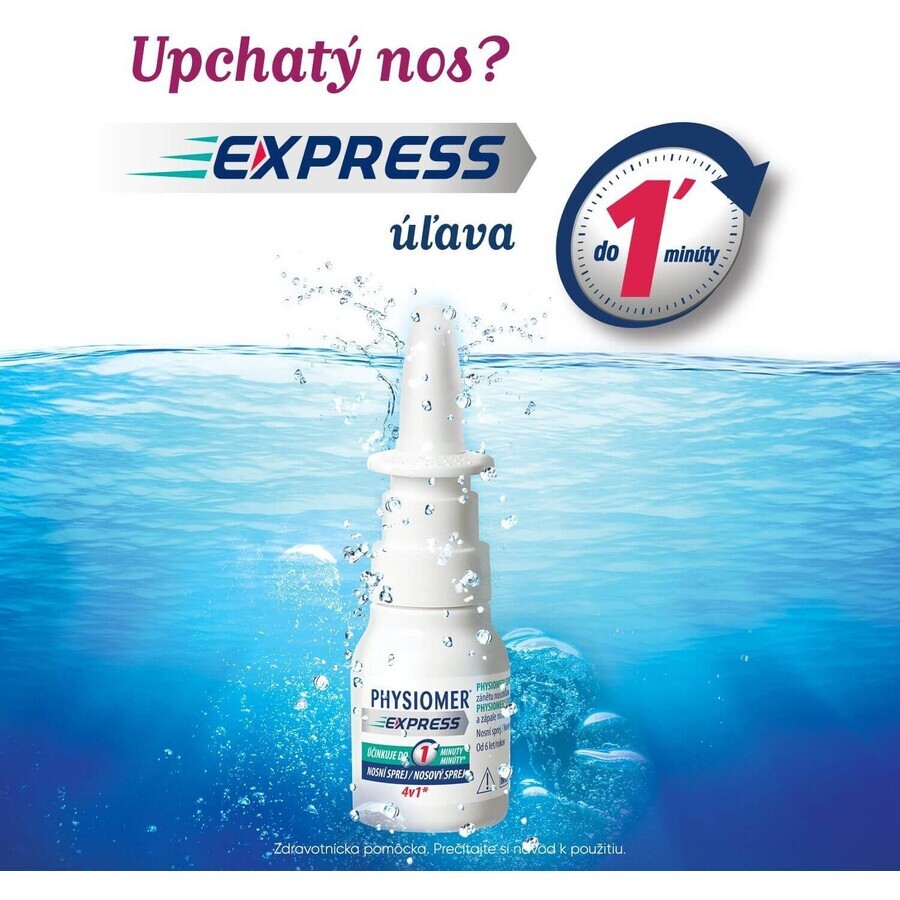 Spray nazal hipertonic Physiomer Express 20 ml