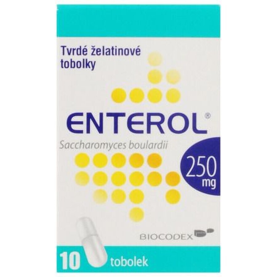 Enterol bei Durchfall 10 Kapseln