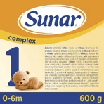 Sunar Complex 1 formulă pentru sugari pulbere 600 g