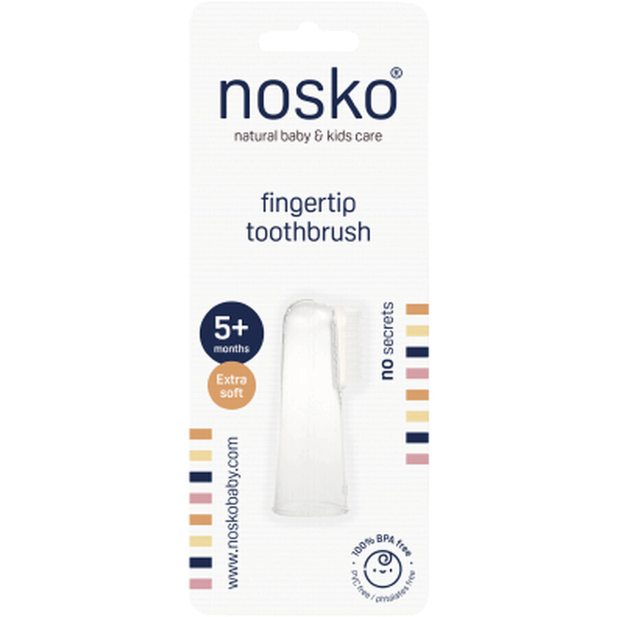 Nosko Extra Soft Fingerzahnbürste