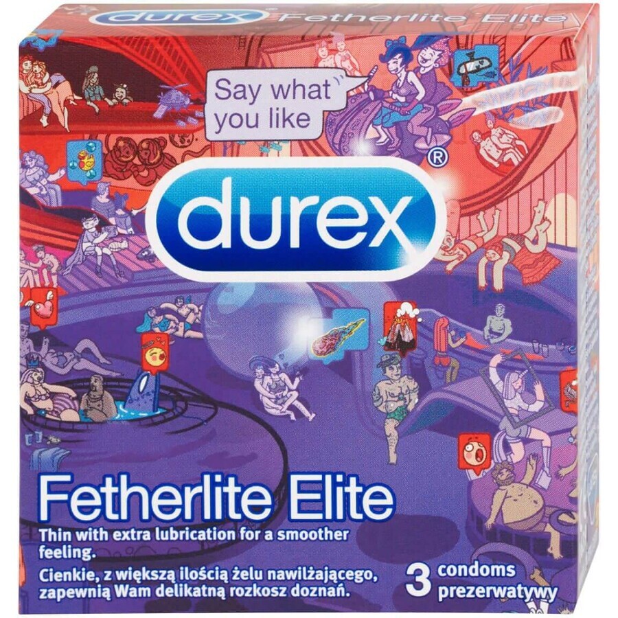 Durex Fetherlite Elite Condoms 3 pcs