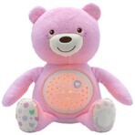 Chicco Orsetto Ninna Nanna con lavagna luminosa e musica Orsetto Primi Sogni - rosa 0m+