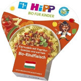 HiPP Biologische eiernoedels met groenten en paprika en mals rundvlees 250 g