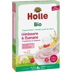 Holle organic oat porridge with goat's milk, raspberries and banana 200 g