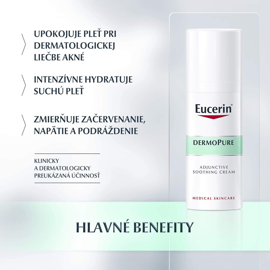 Eucerin DERMOPURE cremă calmantă pentru pielea cu probleme 50 ml