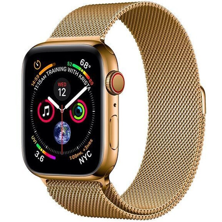 Coteetci magnetisches Stahlband für Apple Watch 42/44mm gold