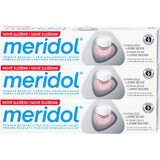 Pastă de dinți Meridol Gum Protection & Gentle White 3 x 75 ml