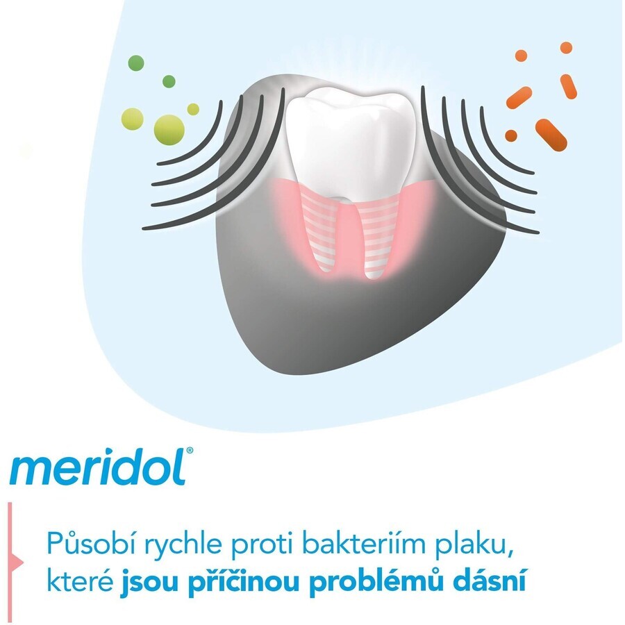 Dentifrice Meridol Gum Protection & Gentle White 3 x 75 ml