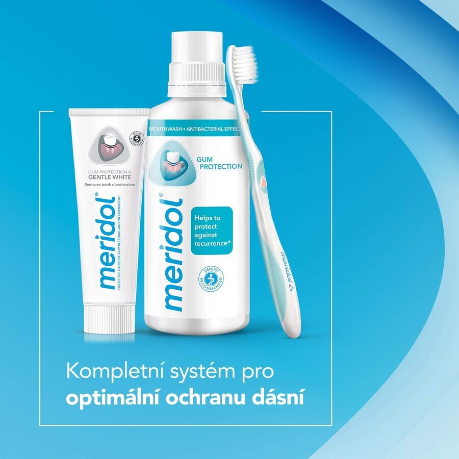 Dentifrice Meridol Gum Protection & Gentle White 3 x 75 ml