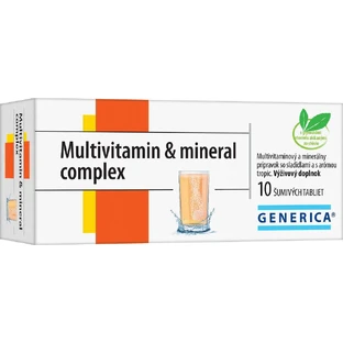 Generica Multivitamin- und Mineralienkomplex, 10 Brausetabletten