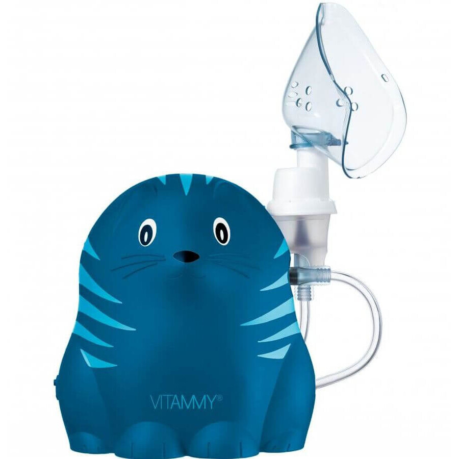 Vitammy Gattino A1503 Inalatore per bambini con l'allegra forma di un gattino