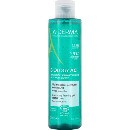 A-Derma foaming cleansing gel for acne-prone skin 200 ml