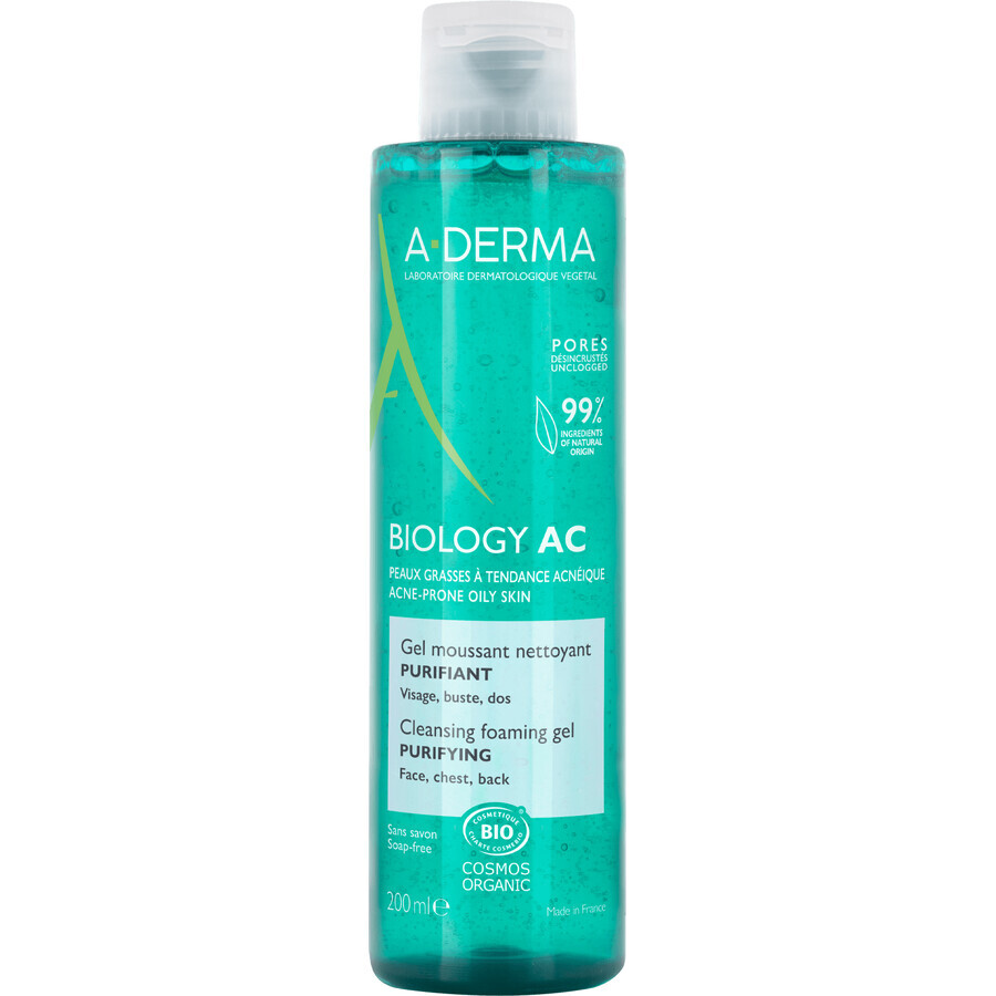 A-Derma foaming cleansing gel for acne-prone skin 200 ml