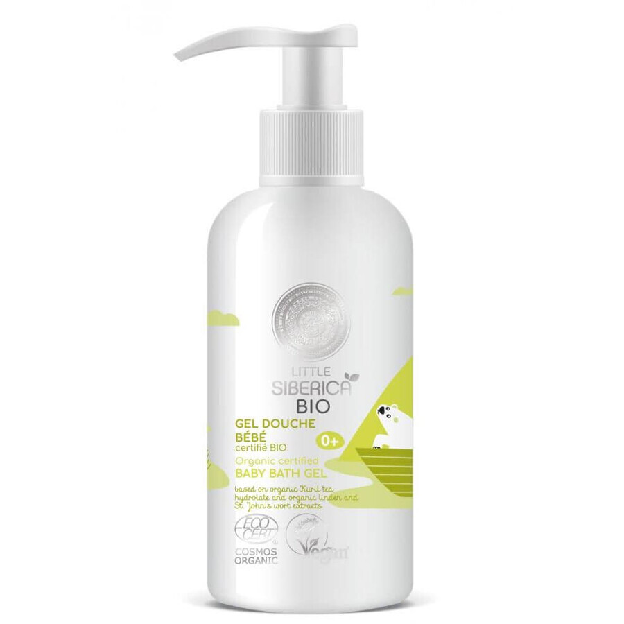 Little Siberia gel de bain certifié biologique pour enfants 250 ml