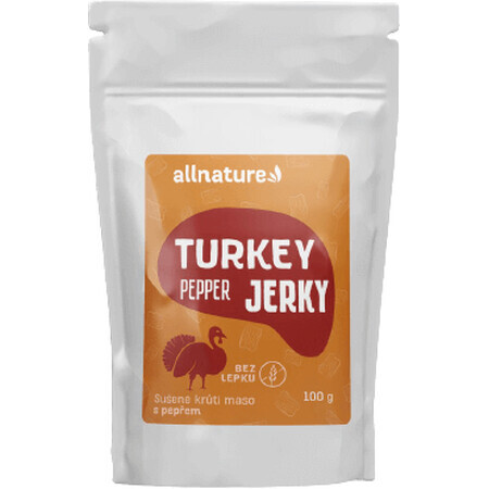 Allnature Tacchino con pepe Jerky 100 g