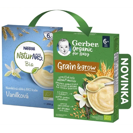 Gerber Organic dairy-free porridge with vanilla flavor 200 g