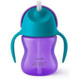 Philips Avent Vaso con pajita a partir de 9 meses con asas niña 200 ml