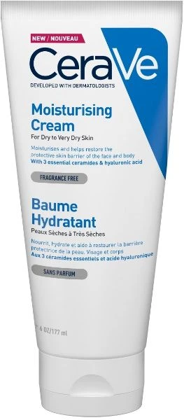 CeraVe Feuchtigkeitscreme für trockene bis sehr trockene Haut 50 ml