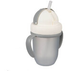 Canpol baby sippy cup con cannuccia in silicone Grigio opaco 210 ml