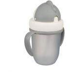 Canpol baby sippy cup con cannuccia in silicone Grigio opaco 210 ml