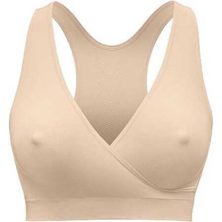 Sujetador de noche para maternidad y lactancia Medela Keep Cool, beige L