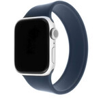 Elastisches Silikonband Silikonband für Apple Watch 42/44/45mm blau Größe L