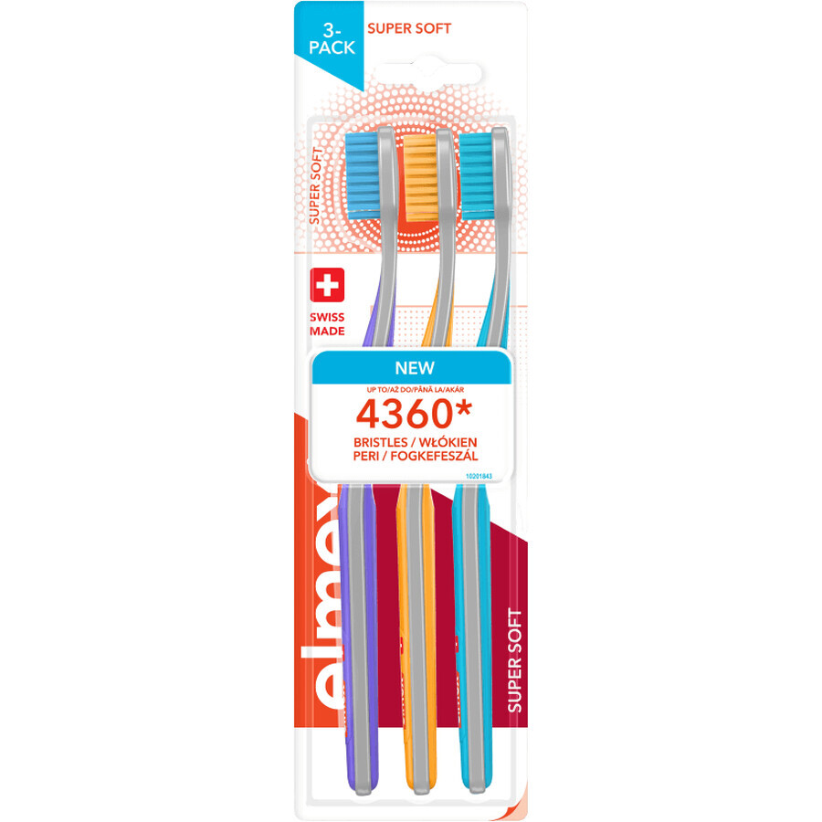 Cepillo de dientes Elmex Super Soft 3 pcs