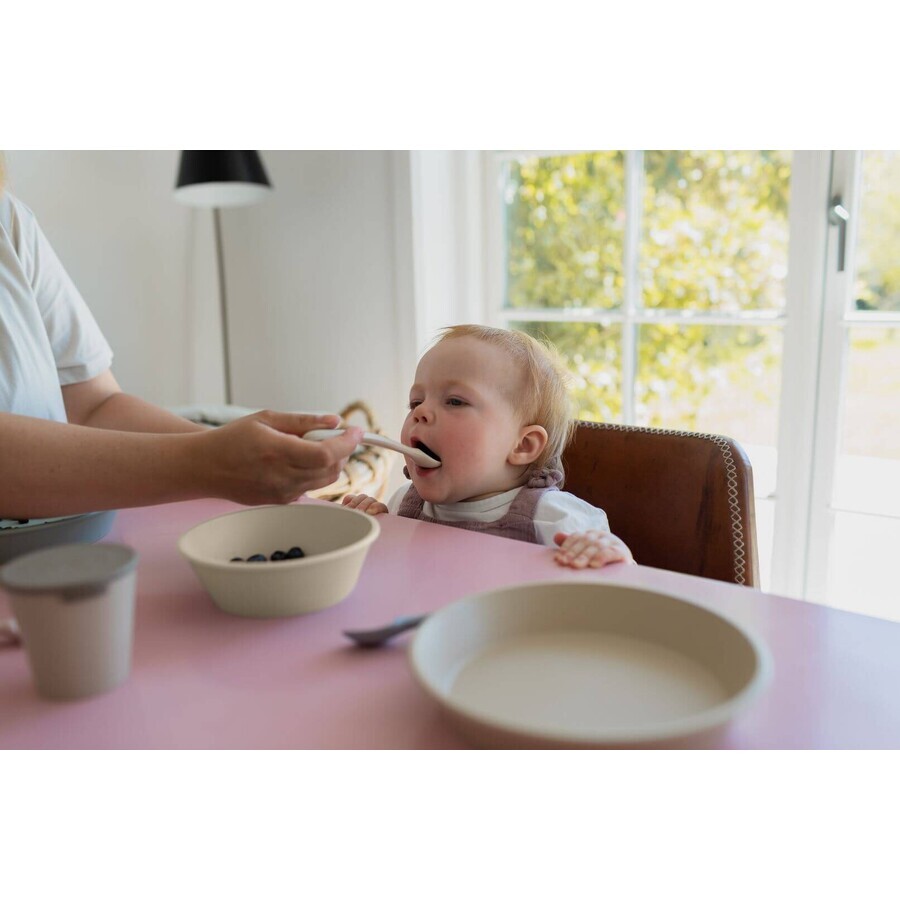 BIBS plato y bol con tapa - Blush 3 pzs