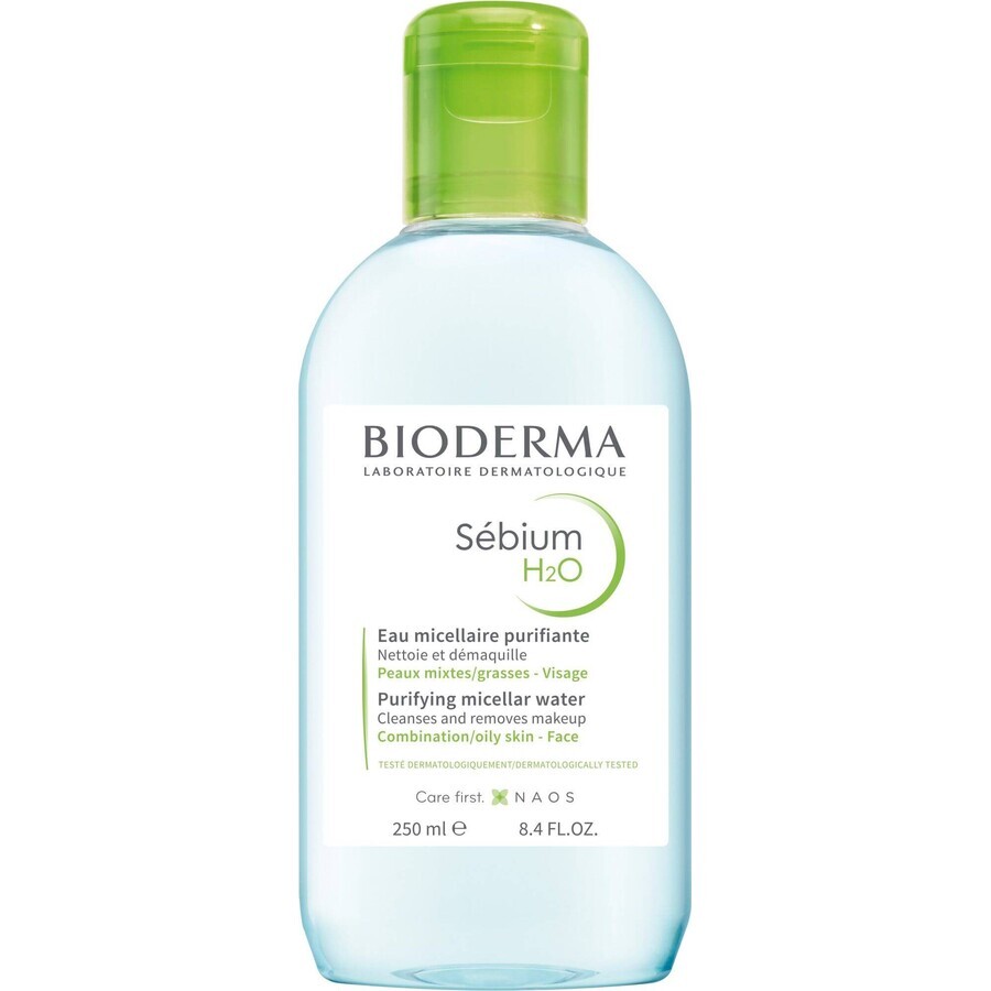 Bioderma Sébium H2O mizellares Wasser für fettige Haut und Akne 250 ml