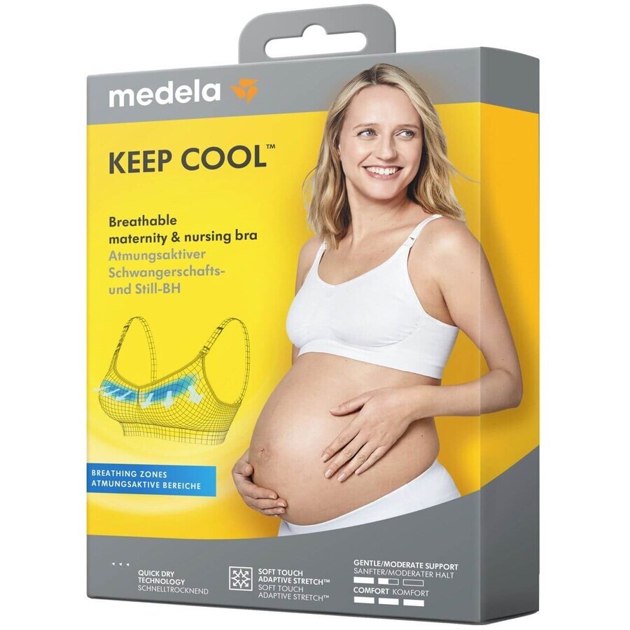 Soutien-gorge de maternité et d'allaitement Keep Cool de Medela, noir L