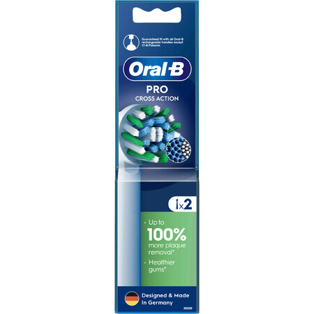 Oral-B Pro Cross Action cabezales de recambio 2 uds.