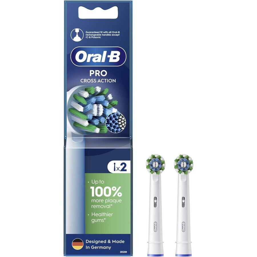 Oral-B Pro Cross Action cabezales de recambio 2 uds.