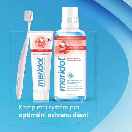Meridol Complete Care dentifricio per denti e gengive sensibili 75 ml