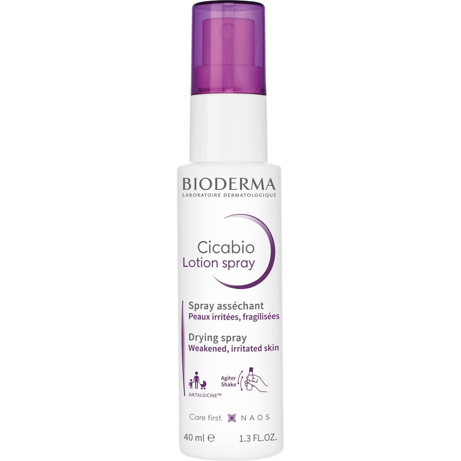 Bioderma Cicabio Lotion spray pour plaies humides 40 ml