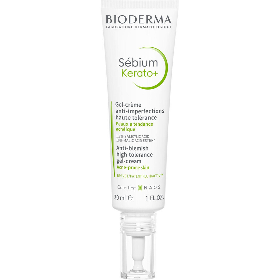 Bioderma Sébium Kerato+ gel-crema ad alta tolleranza per l'acne 30 ml