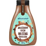 Allnature Crema di arachidi con cioccolato al latte 260 g