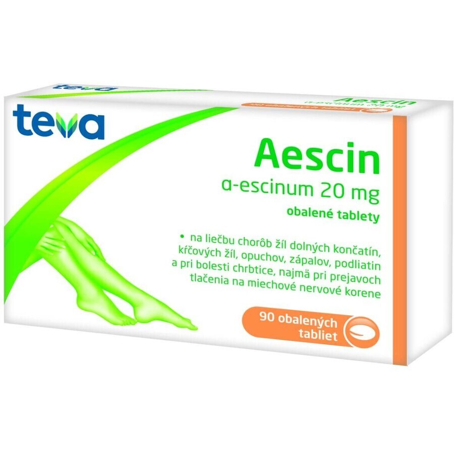 Aescin 20 mg 90 compresse