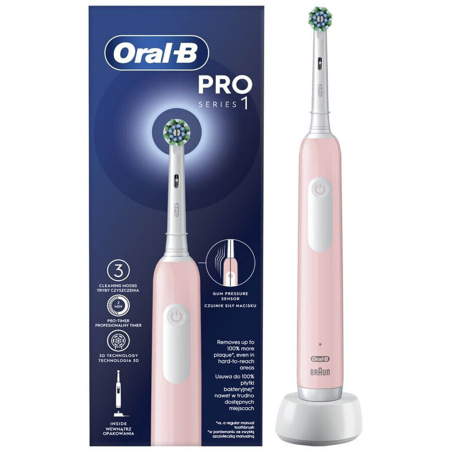 Cepillo de Dientes Eléctrico Oral-B Pro Series 1 Rosa