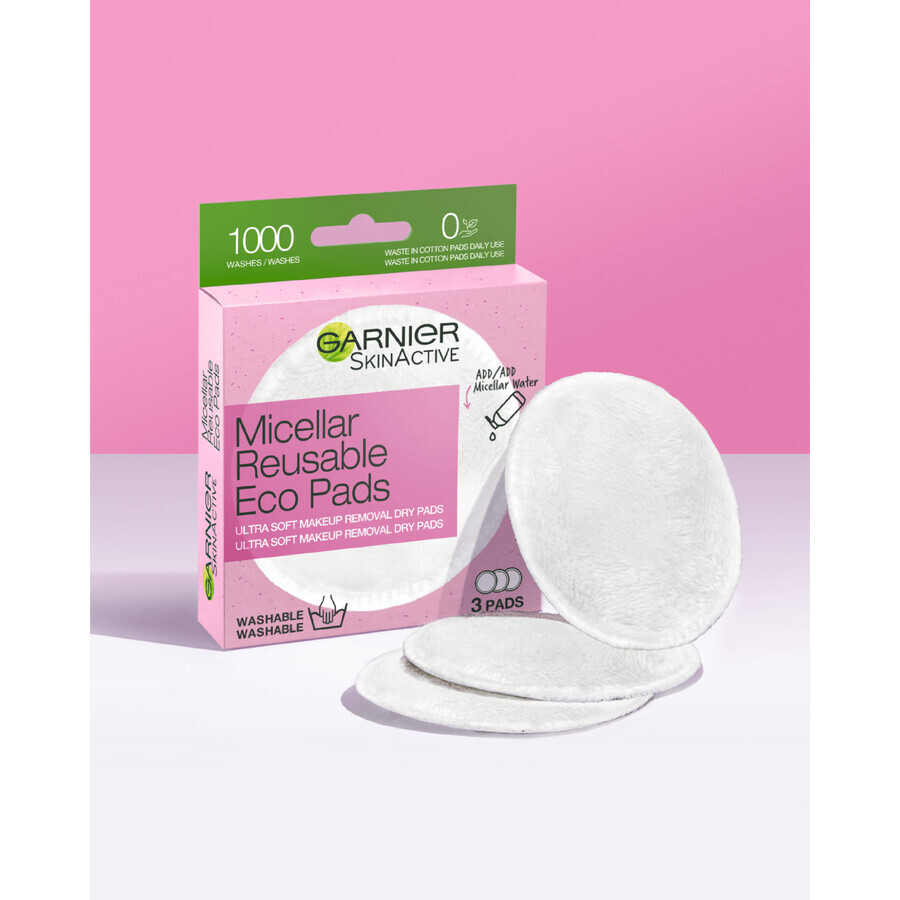 Garnier Reusable makeup remover pads Eco Pads 3 pcs