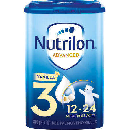 Nutrilon 3 Advanced Vanilla infant formula 800 g