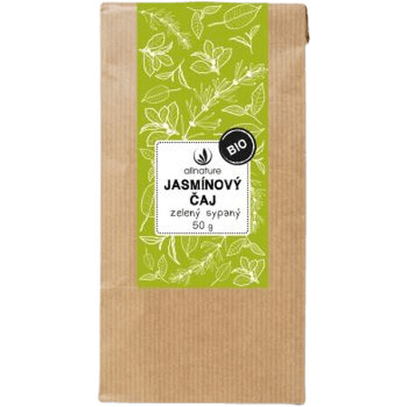 Allnature Jasmine Jasmine Green Tea Organic Bulk 50 g