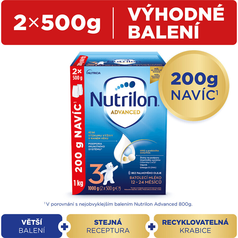 Nutrilon 3 toddler milk infant formula powder 1000 g